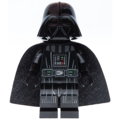 darth vader - printed arms traditional starched fabric cape