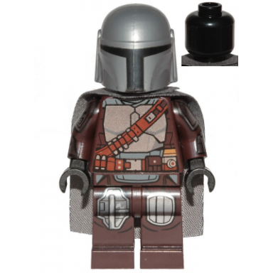 the mandalorian din djarin mando - silver beskar armor cape