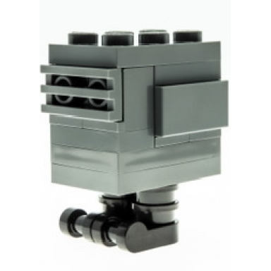 gonk droid gnk power droid experimental unit clone force 99 - dark bluish gray black feet gonky