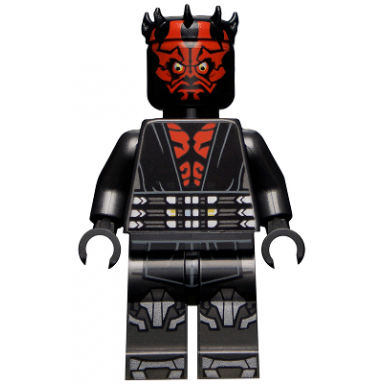 darth maul - printed legs with silver armor