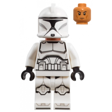 clone trooper phase 1 - nougat head printed legs and boots