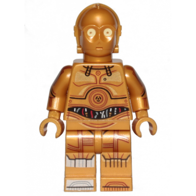 c-3po - printed legs toes and arms