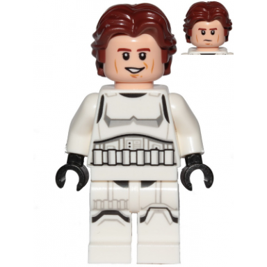 han solo - stormtrooper outfit printed legs shoulder belts