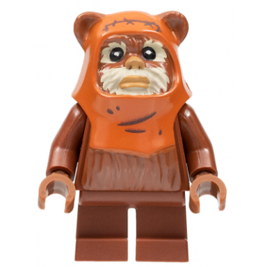 wicket ewok hood with wrinkles