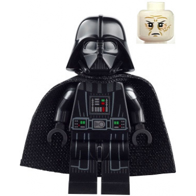 darth vader - printed arms spongy cape white head with frown
