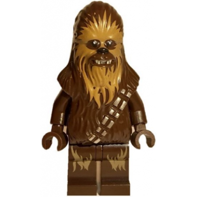 chewbacca - medium nougat face fur dark tan leg fur