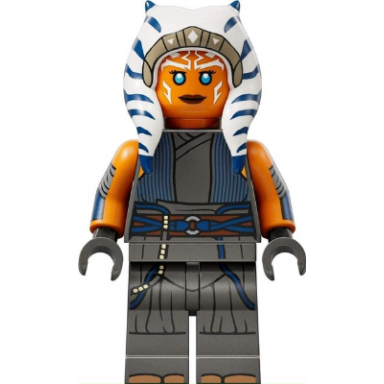 ahsoka tano adult - printed arms pearl dark gray legs