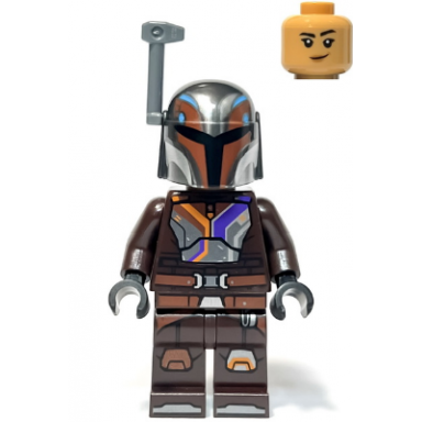 sabine wren - dark brown armor helmet