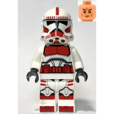 clone shock trooper coruscant guard phase 2 - nougat head