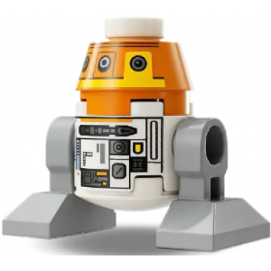 astromech droid c1-10p chopper - white body