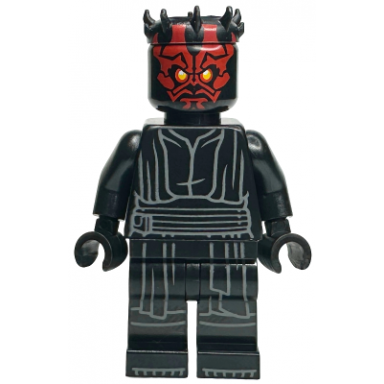darth maul - horns printed legs closed mouth