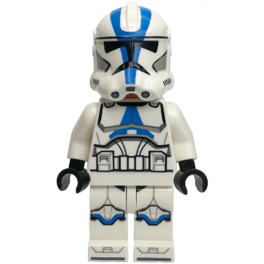 clone trooper 501st legion phase 2 - white arms nougat head helmet with holes