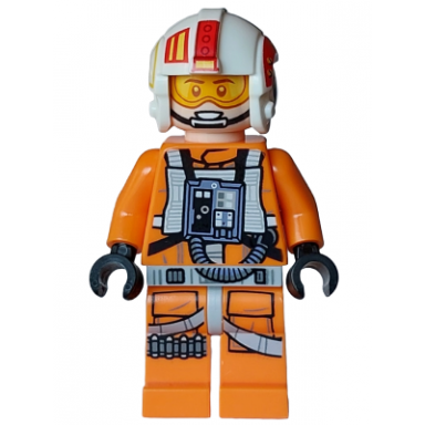 rebel pilot - helmet with black rebel alliance symbols