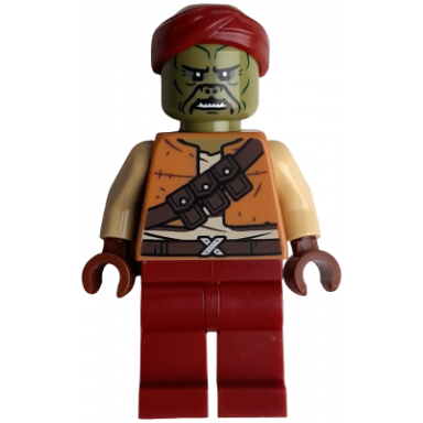 kithaba klatooinian skiff guard - medium nougat vest
