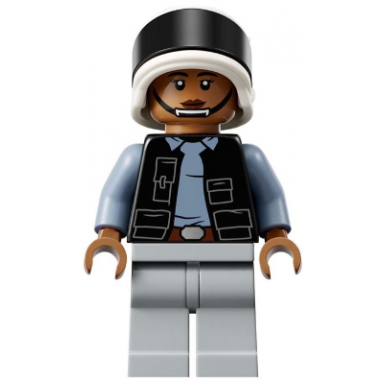 rebel fleet trooper - female vest with pockets black neck