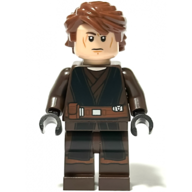 anakin skywalker - dark brown and black robe black hands