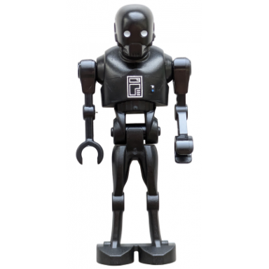 k-2so droid - dark silver chest panel