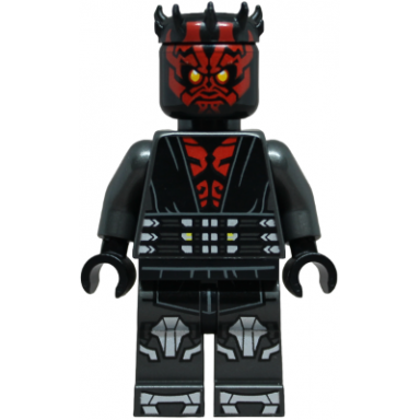 darth maul - printed legs with silver armor eyes without black pupils