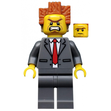 president business the lego movie minifigure only without stand and accessories