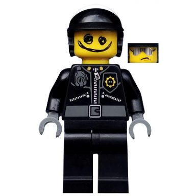scribble-face bad cop the lego movie minifigure only without stand and accessories