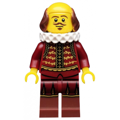 william shakespeare the lego movie minifigure only without stand and accessories