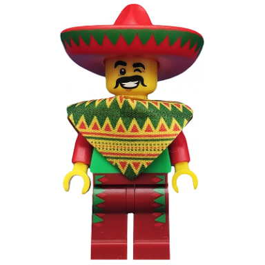 taco tuesday guy the lego movie minifigure only without stand and accessories
