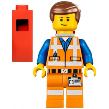 emmet - lopsided closed mouth smile with piece of resistance