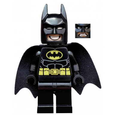 batman - dual sided head grin and angry face type 2 cowl