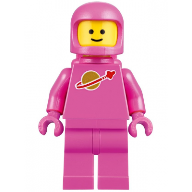 classic space - dark pink with air tanks and updated helmet lenny
