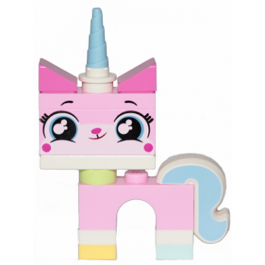 unikitty - lopsided smile