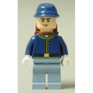 cavalry soldier - backpack black eyebrows crooked smile