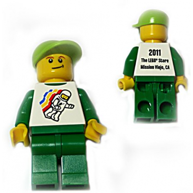 lego brand store male classic space minifigure floating - mission viejo