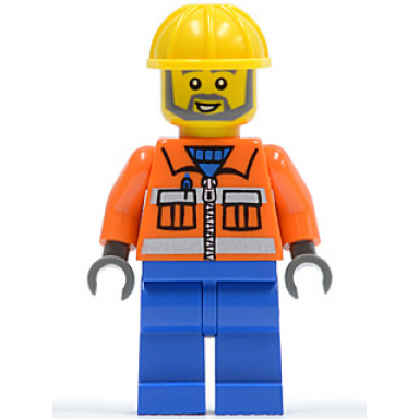 lego brand store male construction worker - london england westfield stratford