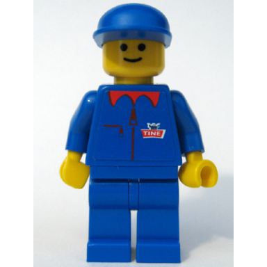 tine milk - blue torso stickers blue legs blue cap