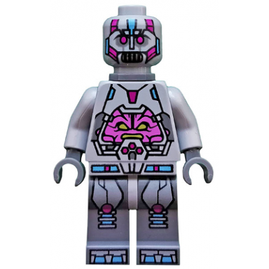 the kraang - gray exo-suit body with back barb