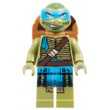 leonardo gritted teeth movie version