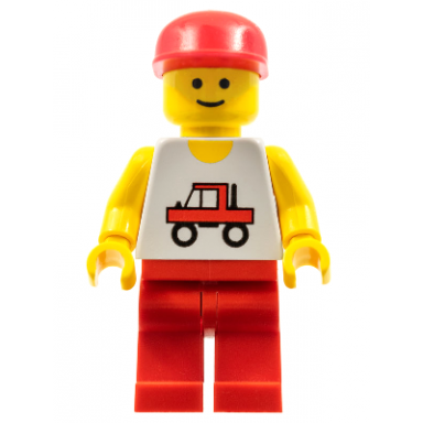 trucker - red legs red cap