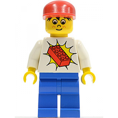 railway brickster with red brick on chest