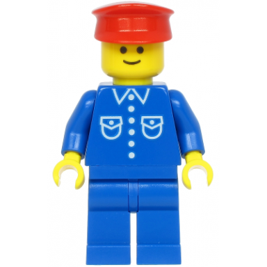 shirt with 6 buttons - blue blue legs red hat reissue