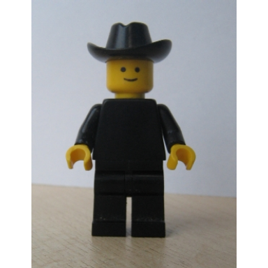 patron - black torso without torso sticker black legs black cowboy hat