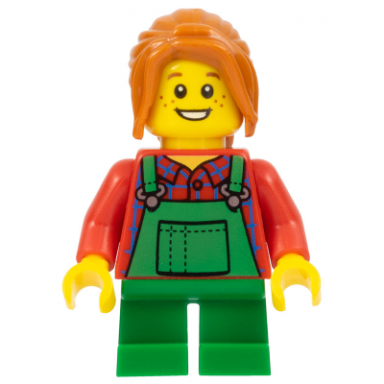 light keeper girl green overalls short legs