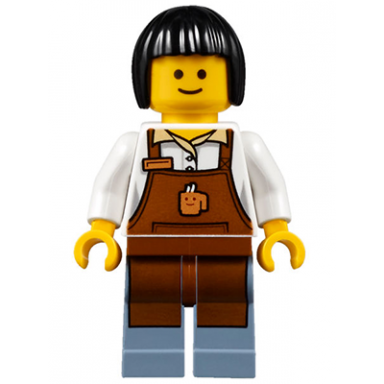 barista with gray shading at sides