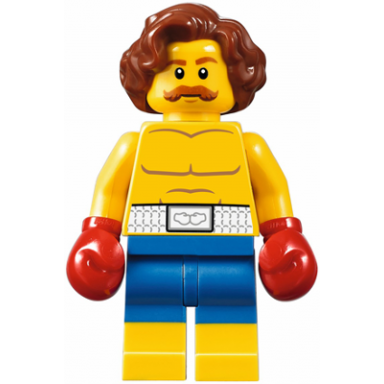 boxer wavy reddish brown hair