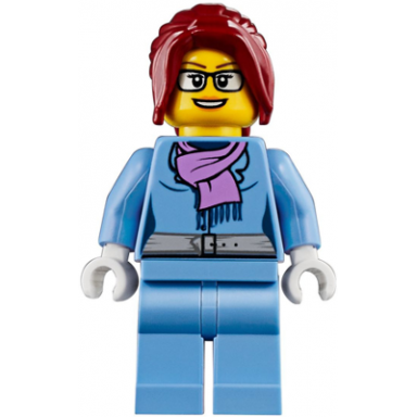 winter vacationer female