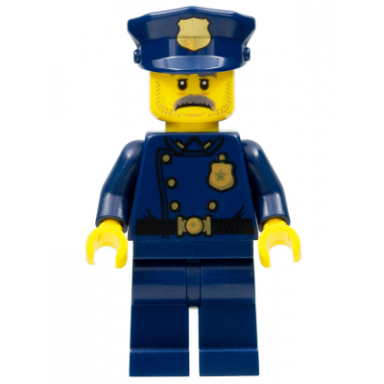 police officer moustache 1940s era