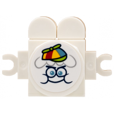 cloud baby - white with sticker 1
