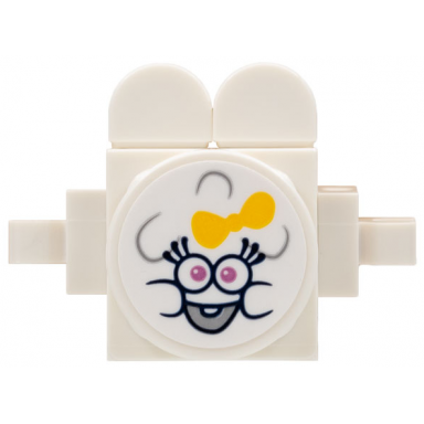 cloud baby - white with sticker 2