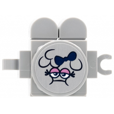 cloud baby - light bluish gray with sticker