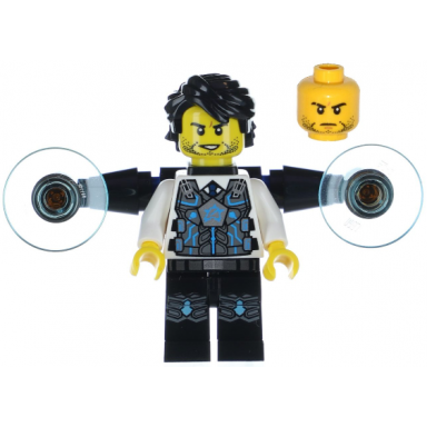agent jack fury with parachute backpack and attachments