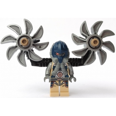 psyclone with parachute backpack and attachments